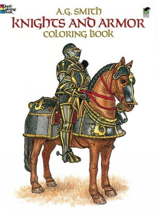 Vorderes Coverbild Knights and Armour Coloring Book