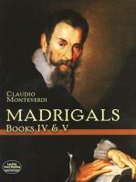 Vorderes Coverbild Madrigals, Books IV & V