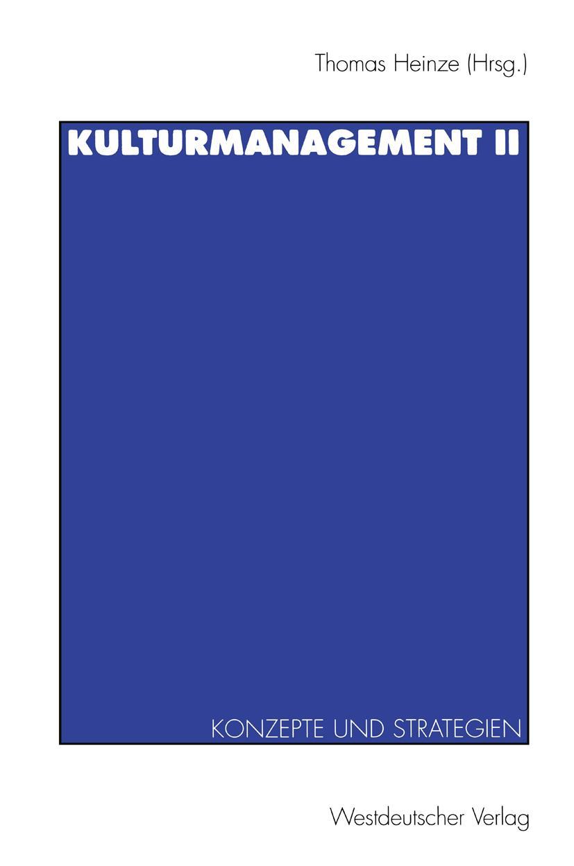 Vorderes Coverbild Kulturmanagement II