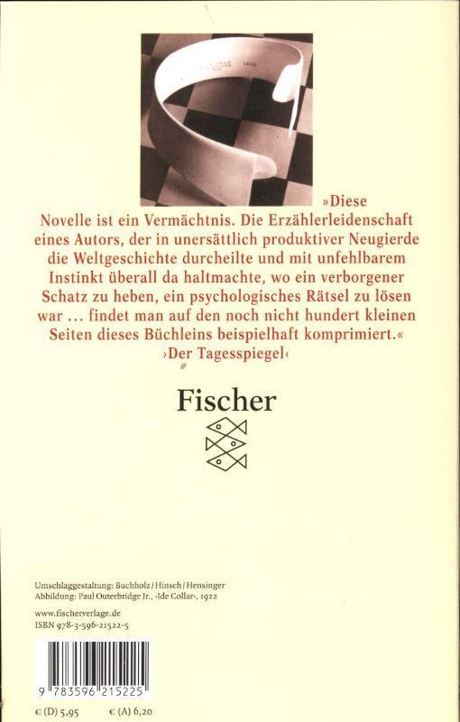 Rückseitencover Schachnovelle
