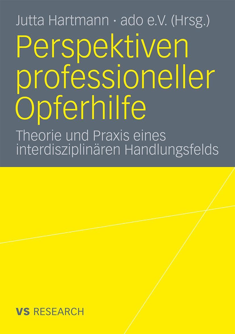 Vorderes Coverbild Perspektiven professioneller Opferhilfe