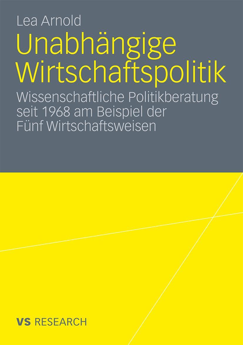 Vorderes Coverbild Unabhängige Wirtschaftspolitik