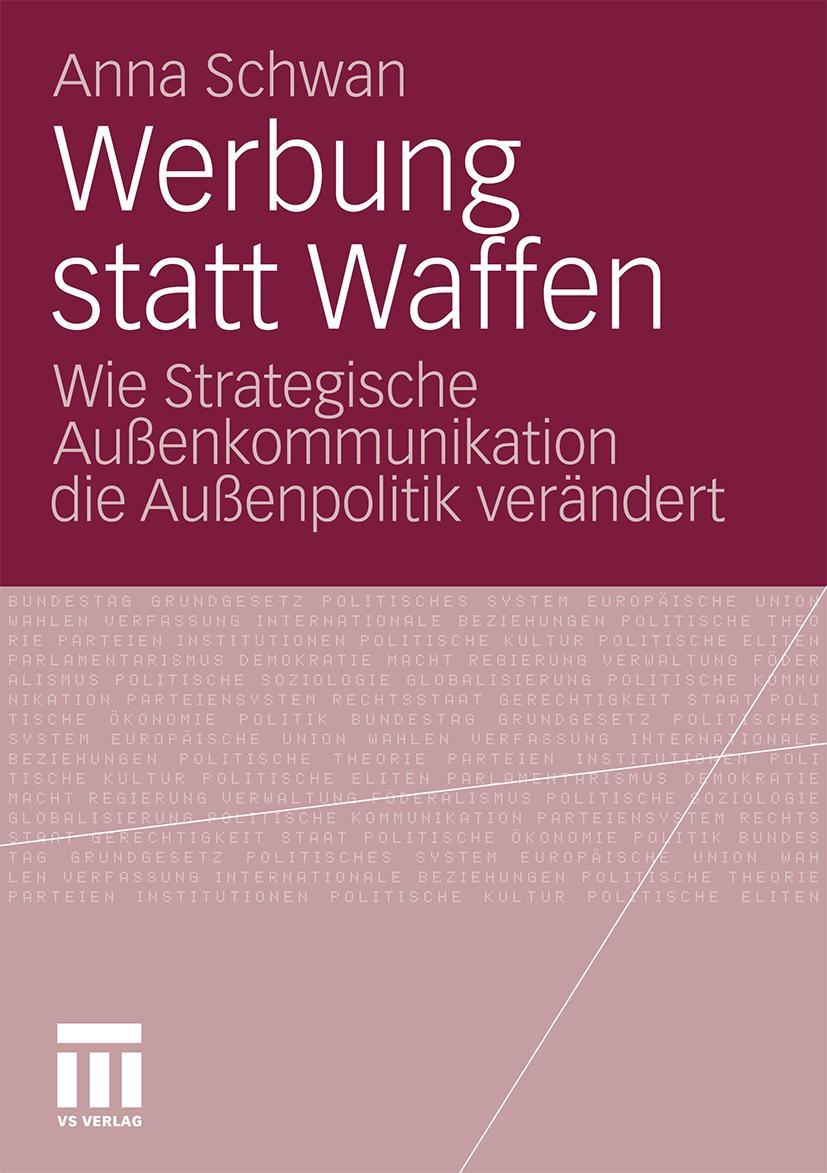 Vorderes Coverbild Werbung statt Waffen