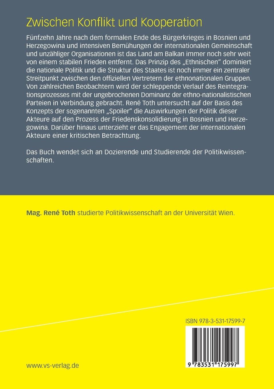 Rückseitencover Zwischen Konflikt und Kooperation