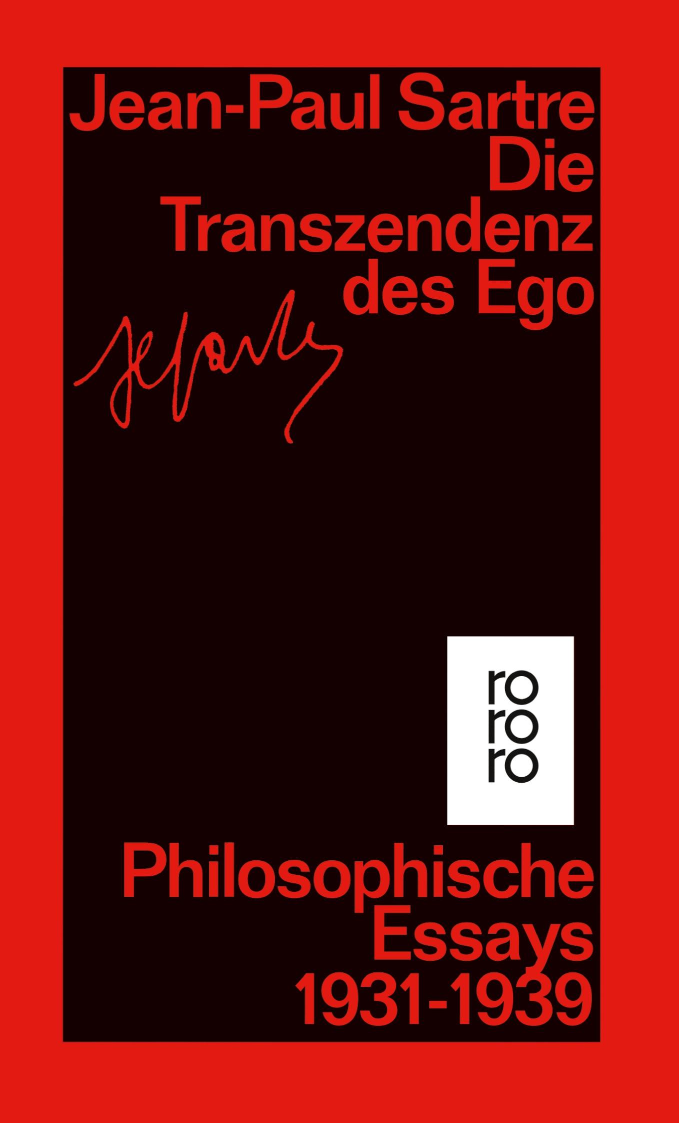 Vorderes Coverbild Die Transzendenz des Ego