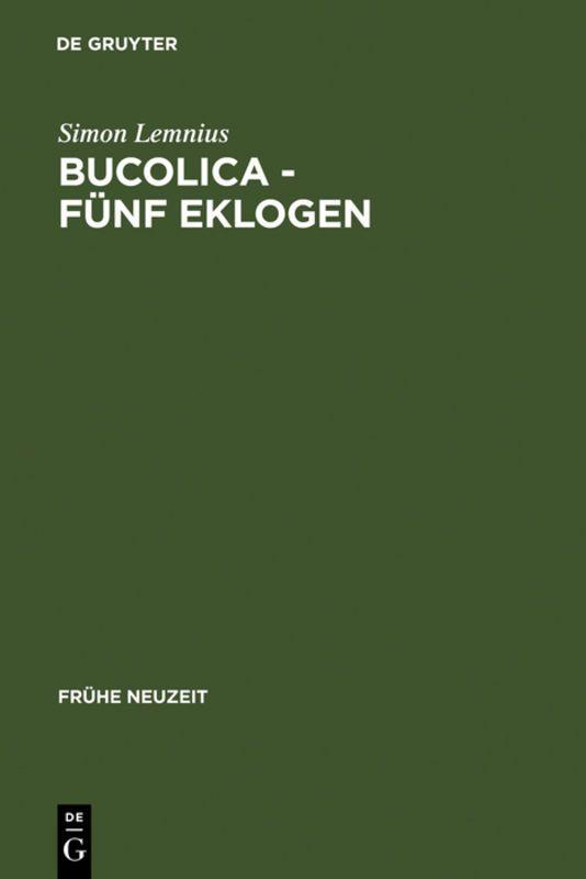 Vorderes Coverbild Bucolica - Fünf Eklogen