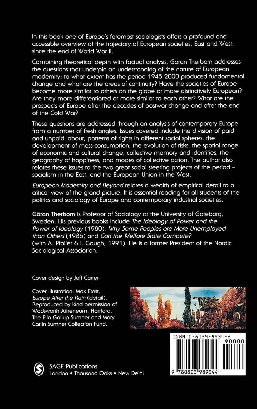 Rückseitencover European Modernity and Beyond
