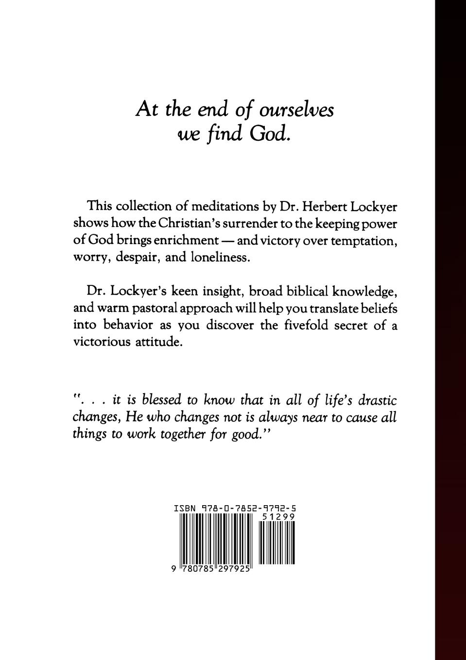 Rückseitencover The Keeping Power of God