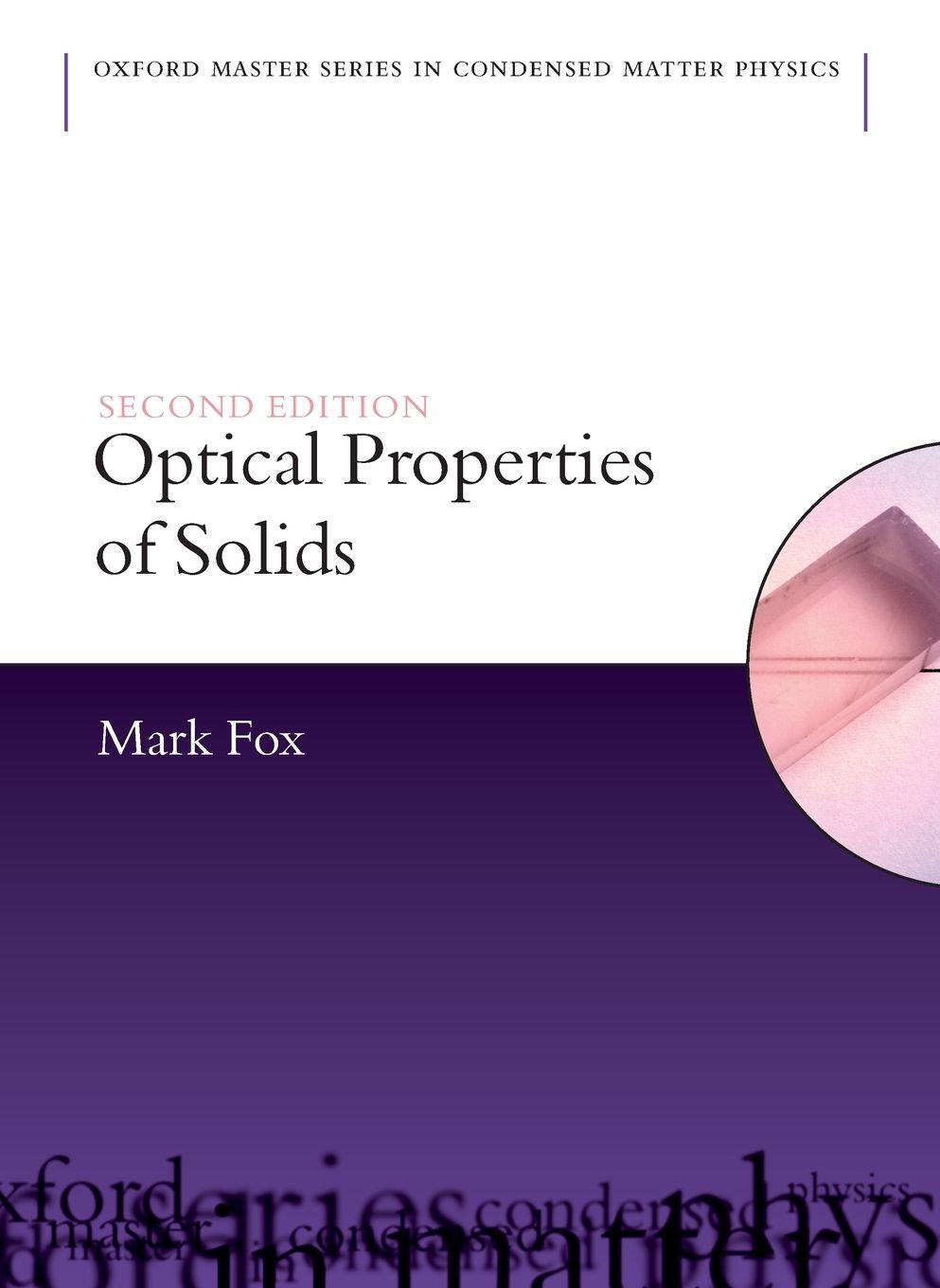 Vorderes Coverbild OPTICAL PROPERTIES SOLIDS 2E OMSP C