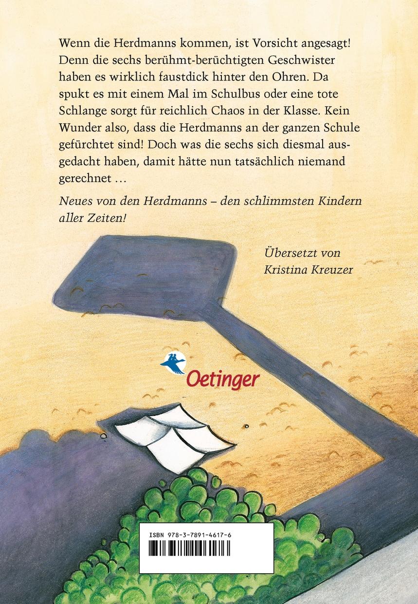 Rückseitencover Hilfe, die Herdmanns kommen 3. Vorsicht, die Herdmanns schon wieder