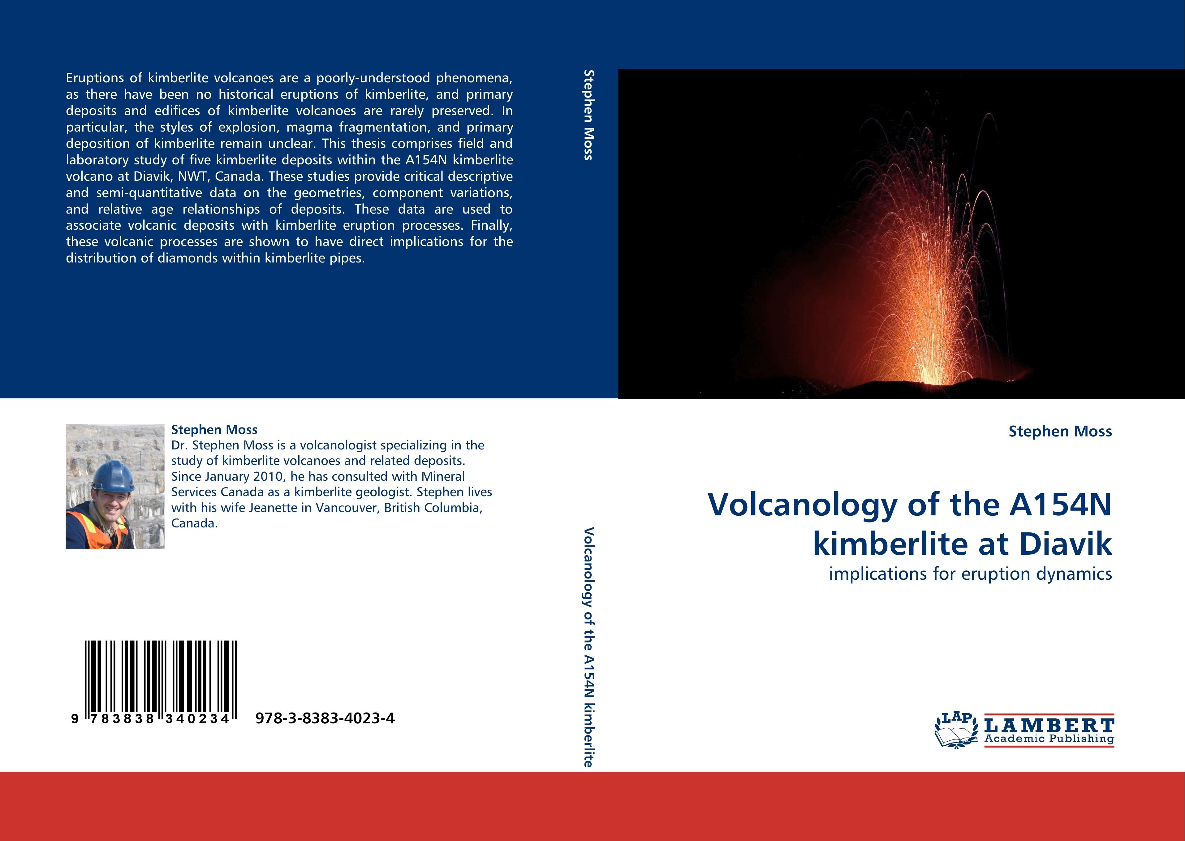 Vorderes Coverbild Volcanology of the A154N kimberlite at Diavik