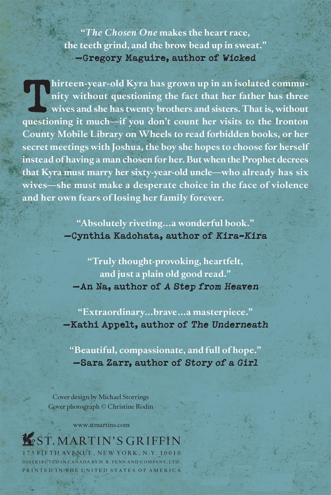 Rückseitencover Chosen One