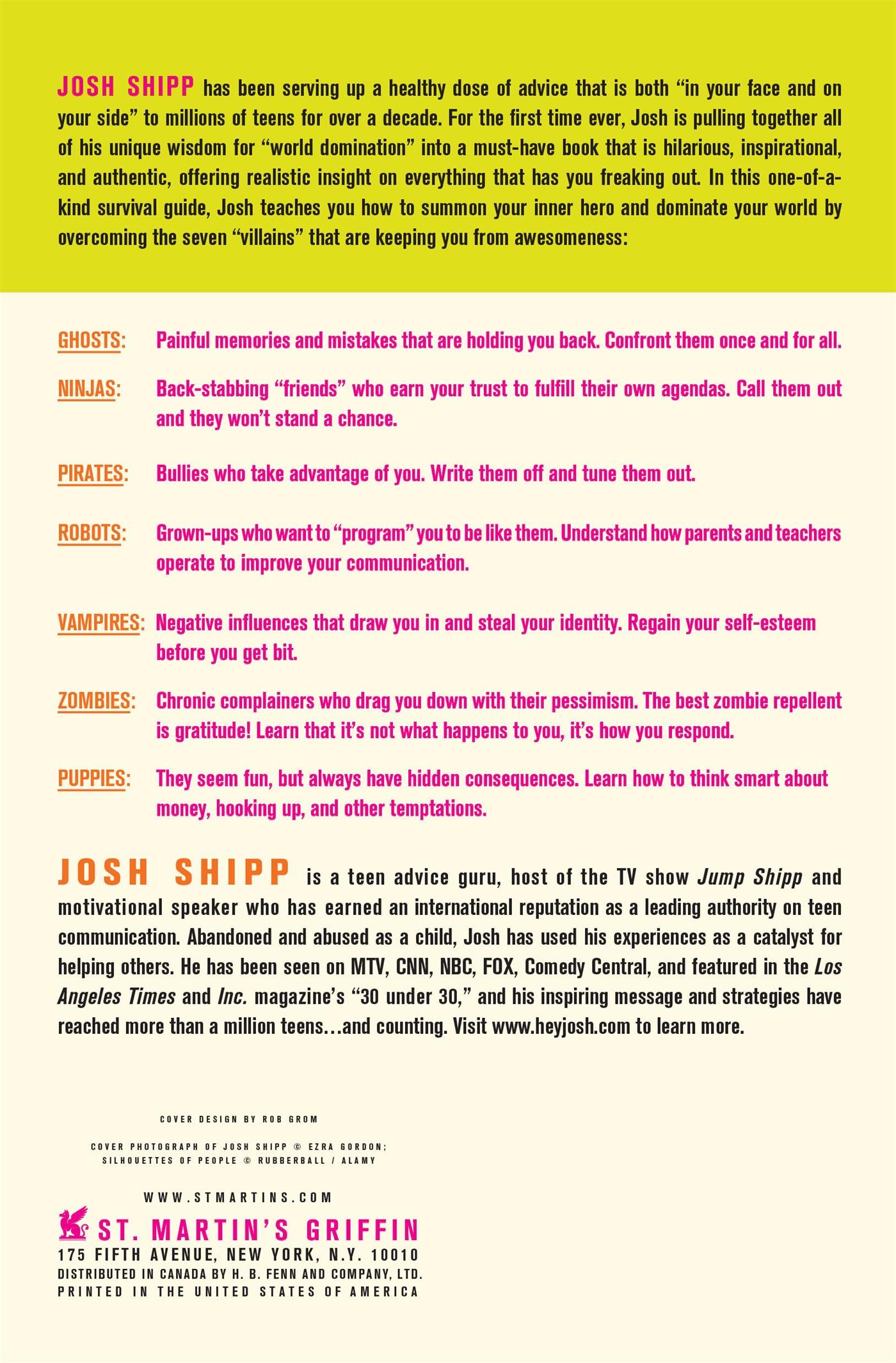 Rückseitencover The Teen's Guide to World Domination