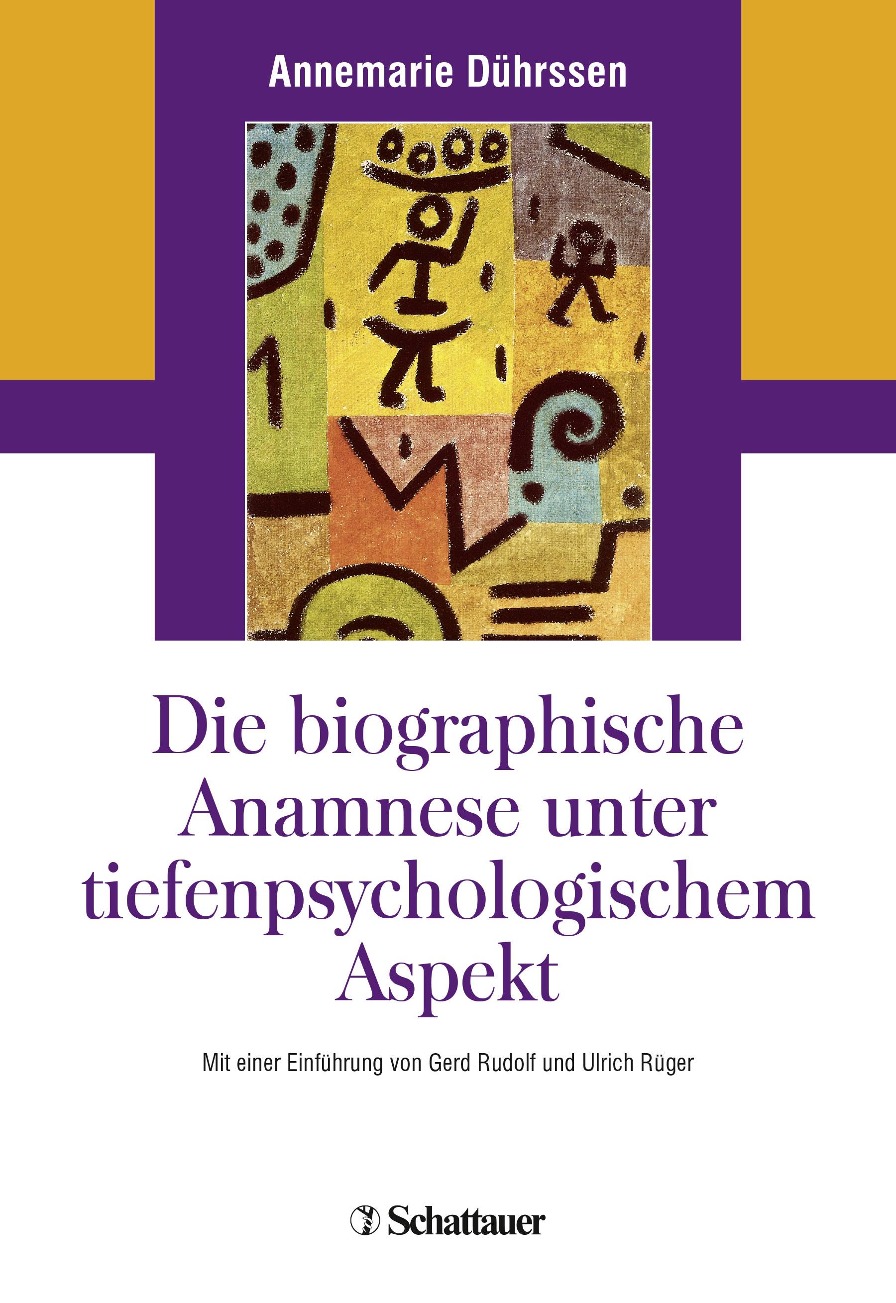 Vorderes Coverbild Die biografische Anamnese unter tiefenpsychologischem Aspekt