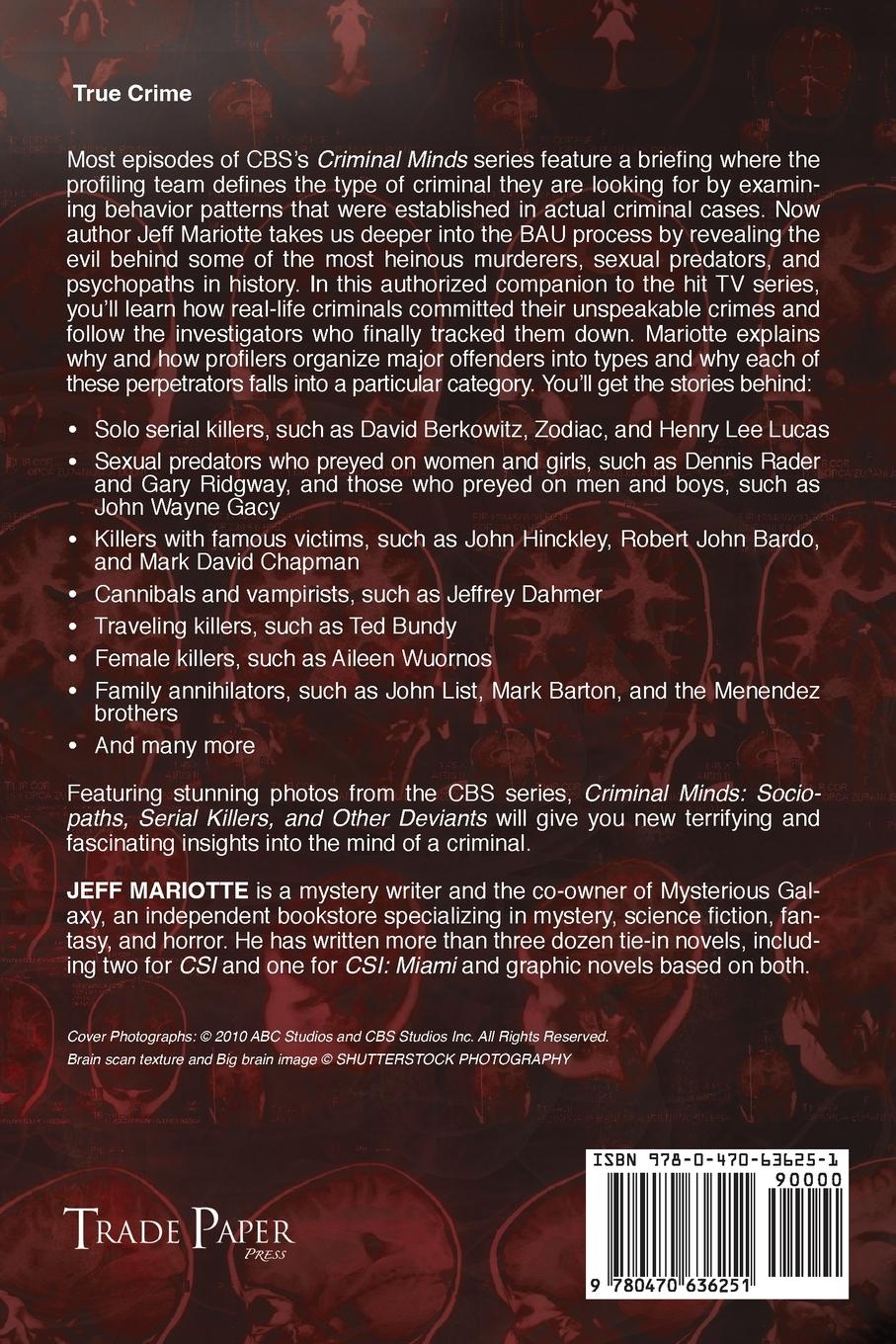 Rückseitencover Criminal Minds