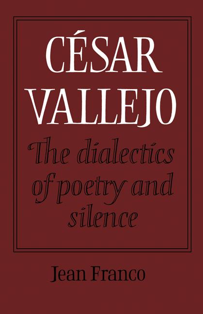 Vorderes Coverbild C Sar Vallejo