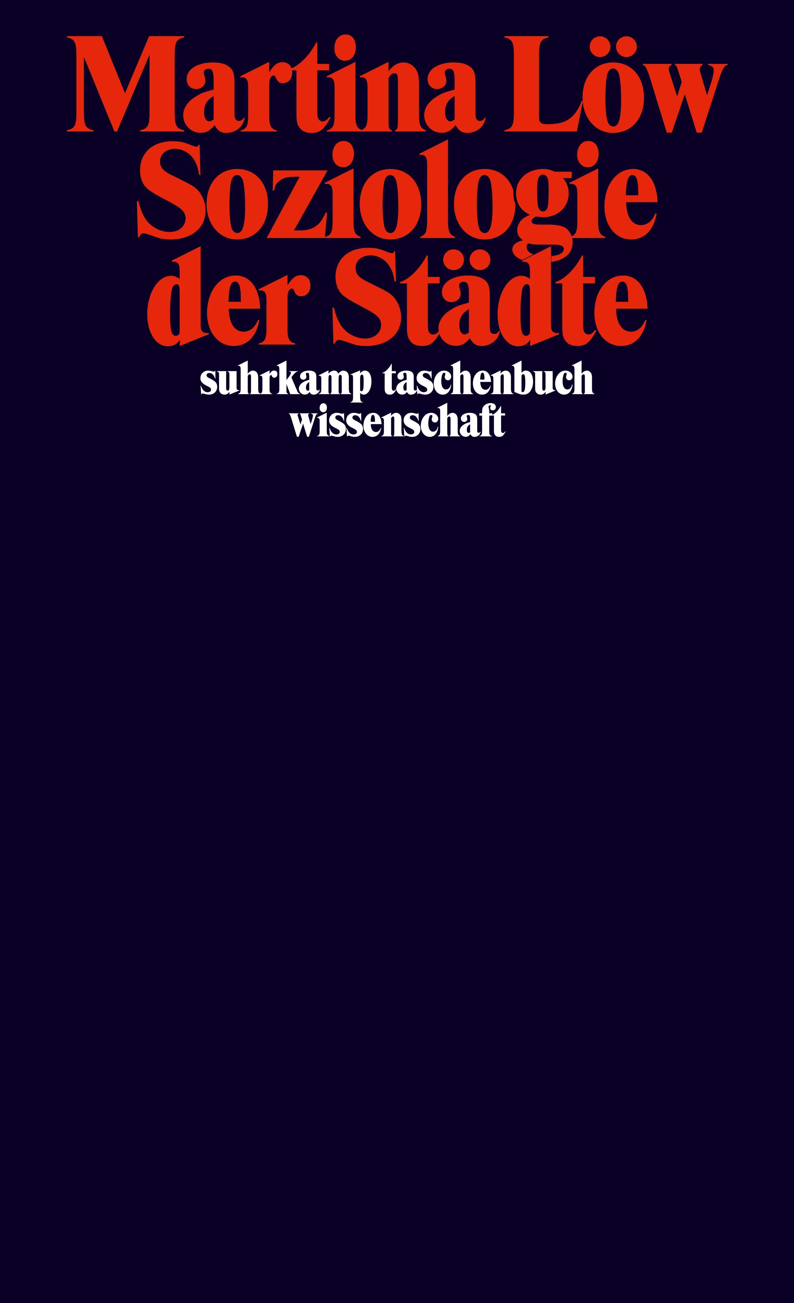 Vorderes Coverbild Soziologie der Städte