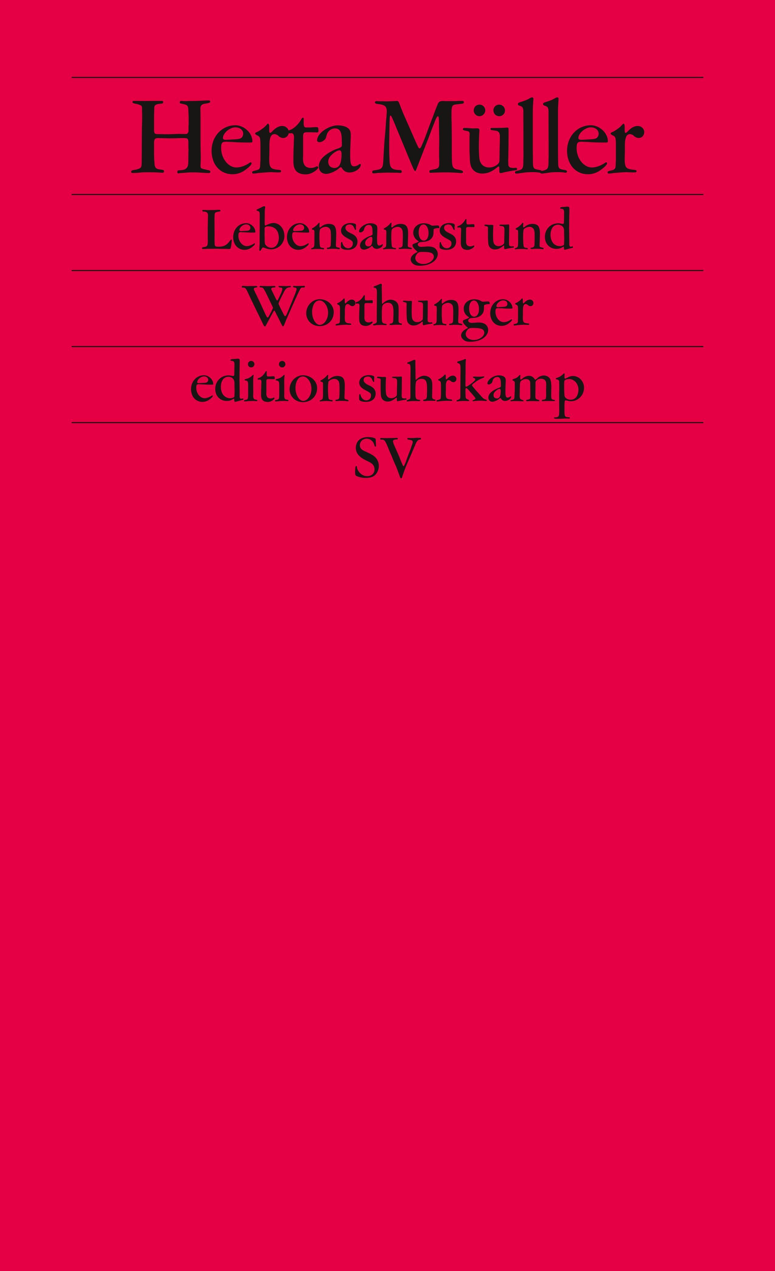 Vorderes Coverbild Lebensangst und Worthunger