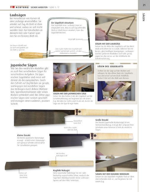 Beispielinhalt (Bild) Praxisbuch Holz
