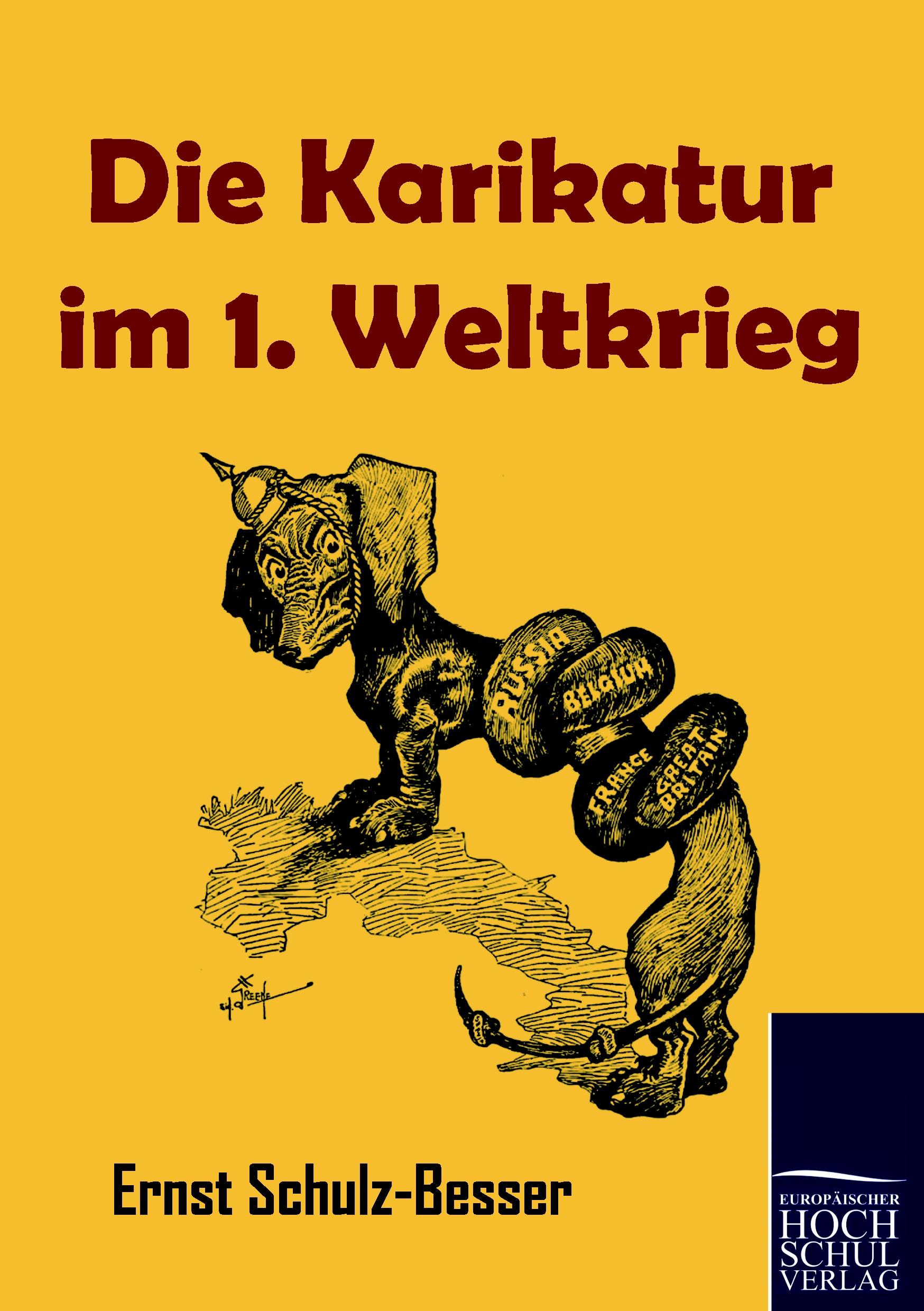 Vorderes Coverbild Die Karikatur im 1. Weltkrieg