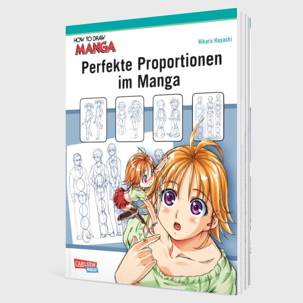 Beispielinhalt (Bild) How To Draw Manga: Perfekte Proportionen im Manga