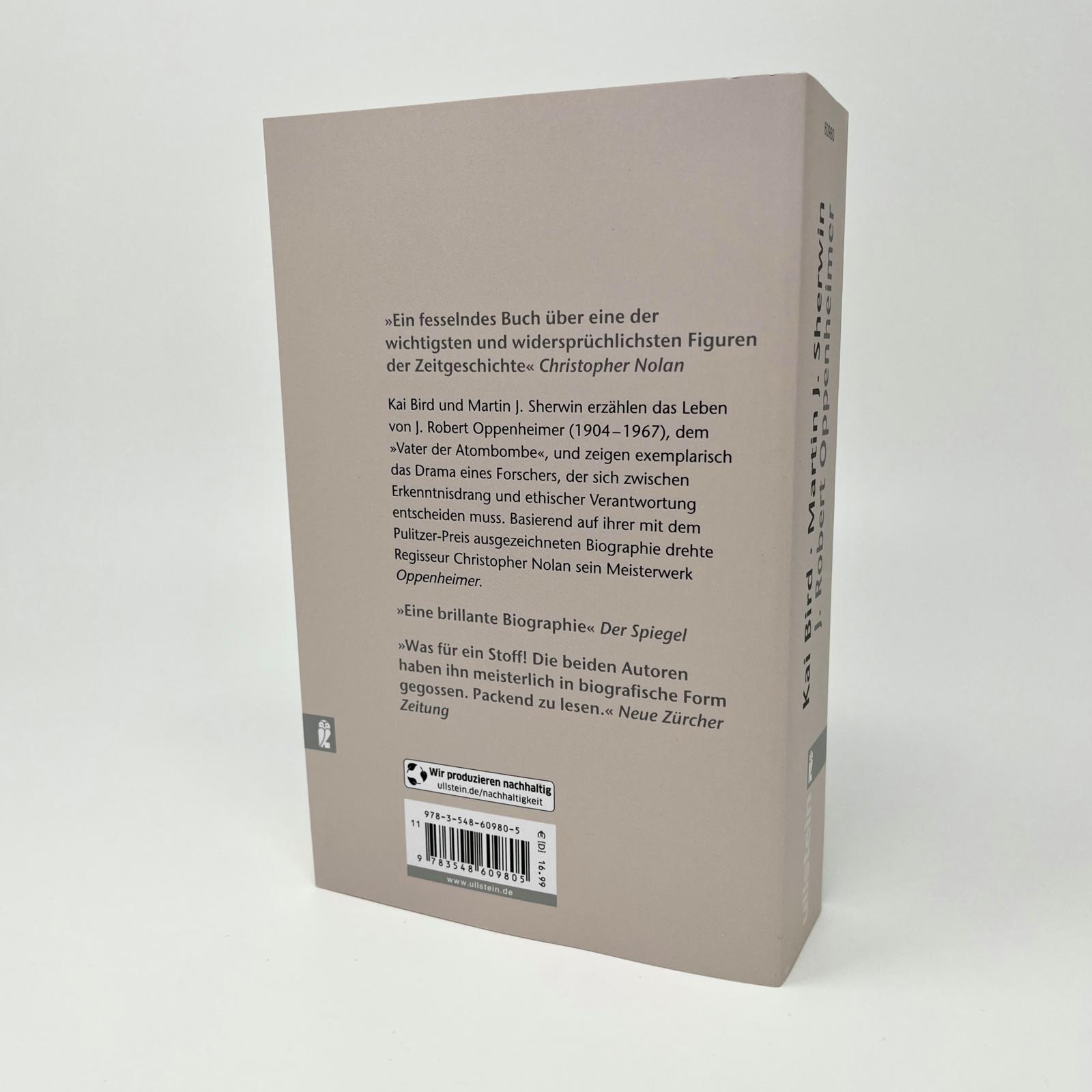 Beispielinhalt (Bild) J. Robert Oppenheimer