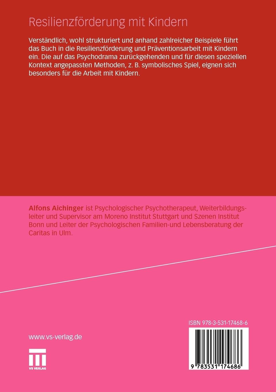 Rückseitencover Resilienzförderung mit Kindern