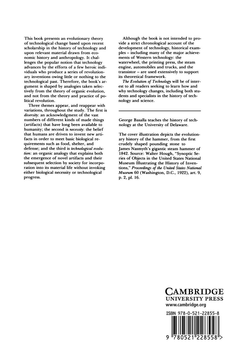 Rückseitencover The Evolution of Technology