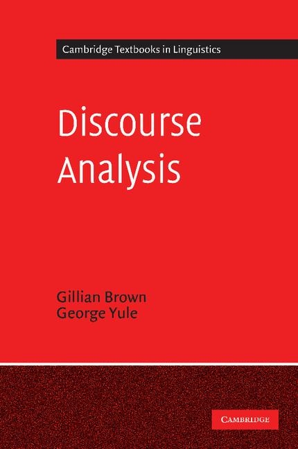 Vorderes Coverbild Discourse Analysis