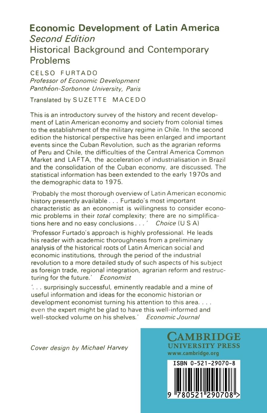 Rückseitencover Economic Development of Latin America