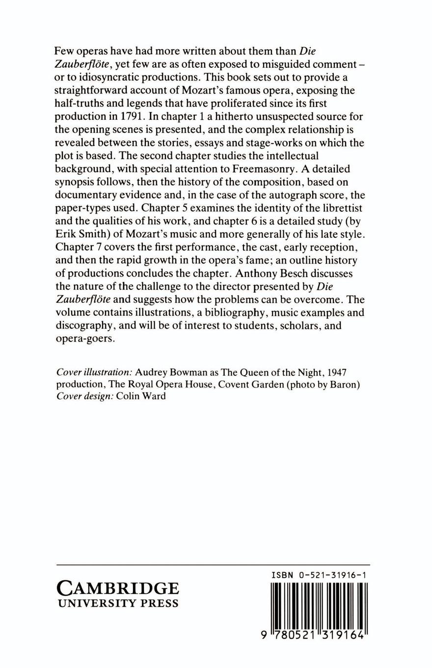 Rückseitencover W. A. Mozart