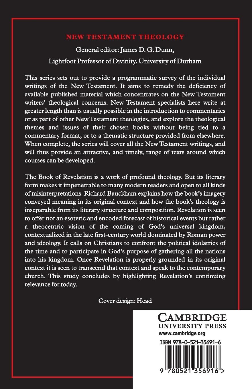 Rückseitencover Theology of the Book of Revelation