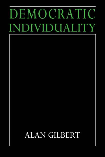 Vorderes Coverbild Democratic Individuality