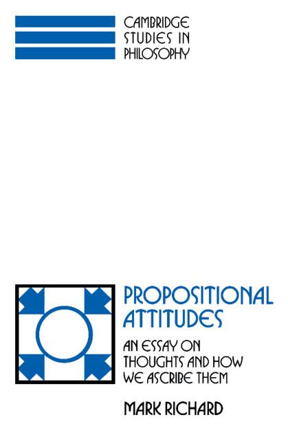 Vorderes Coverbild Propositional Attitudes