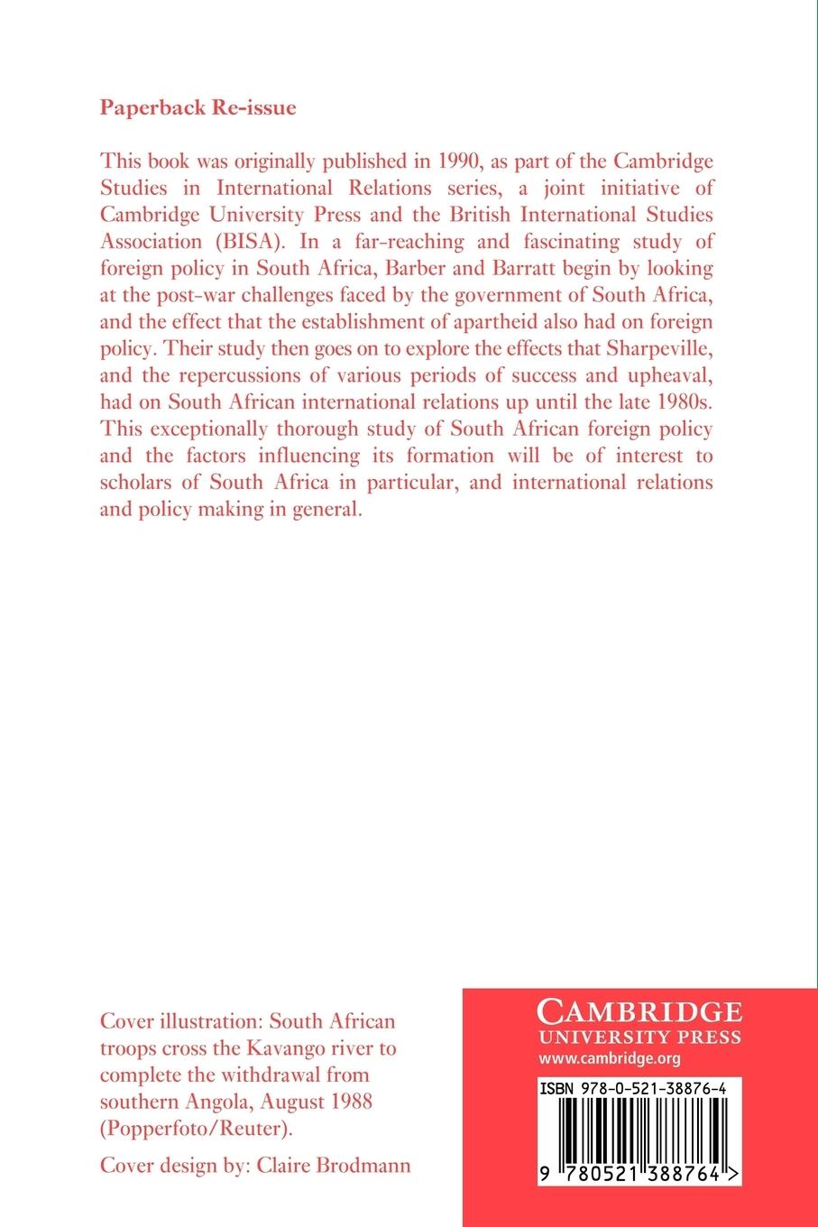 Rückseitencover South Africa's Foreign Policy