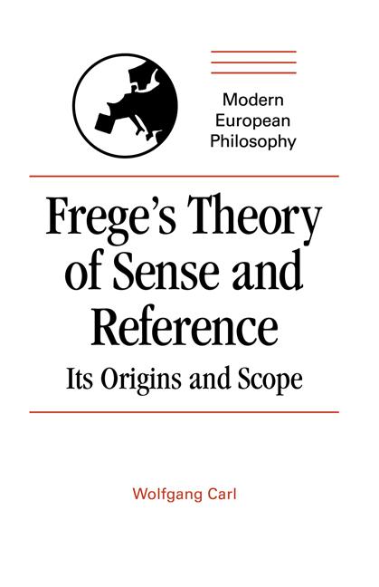 Vorderes Coverbild Frege's Theory of Sense and Reference