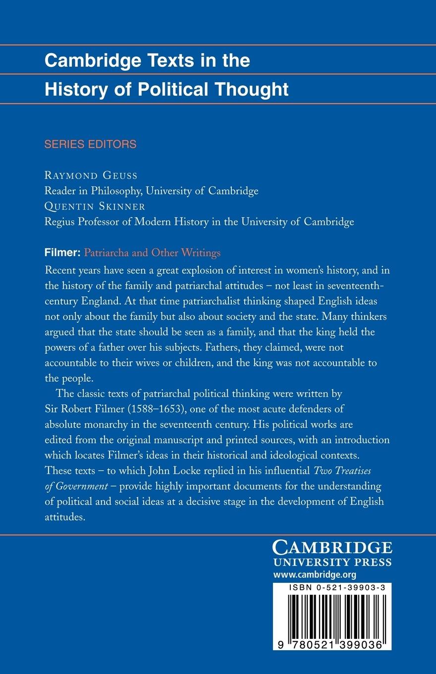 Rückseitencover Filmer