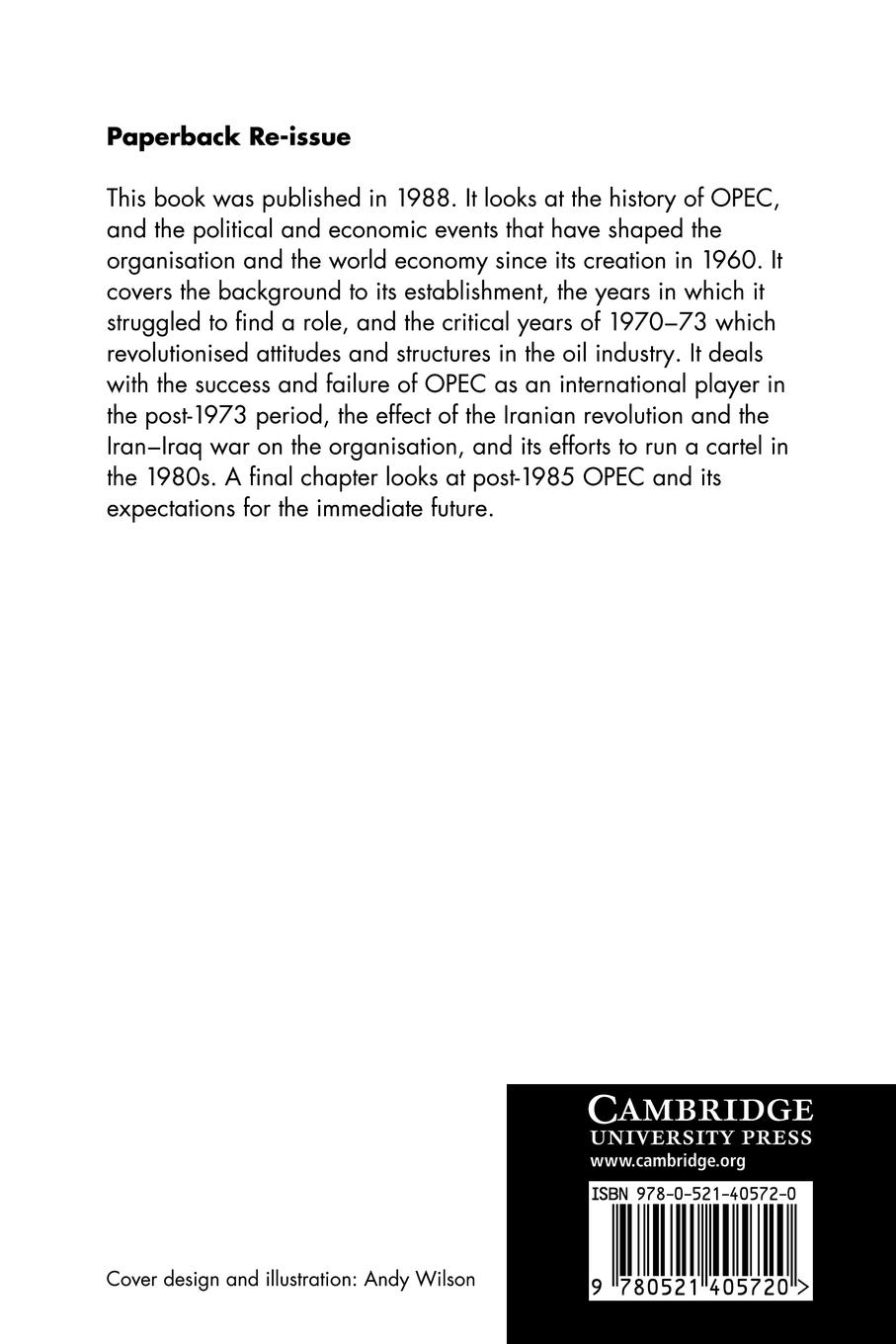 Rückseitencover OPEC