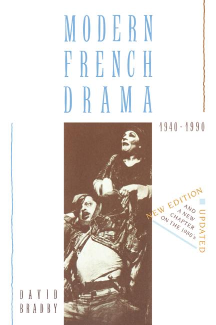 Vorderes Coverbild Modern French Drama 1940 1990