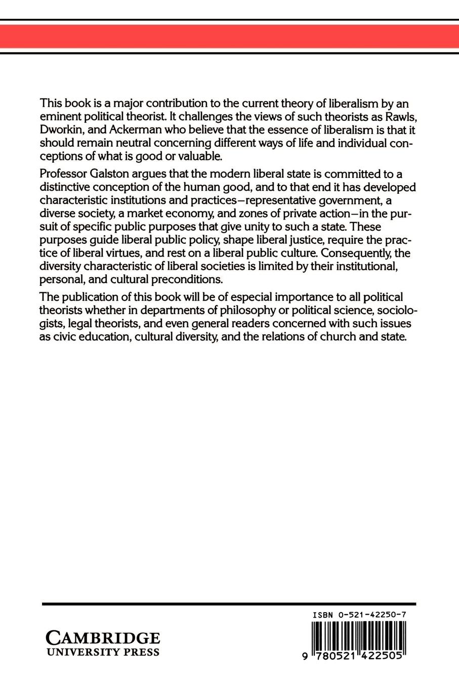 Rückseitencover Liberal Purposes