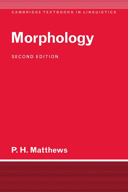 Vorderes Coverbild Morphology