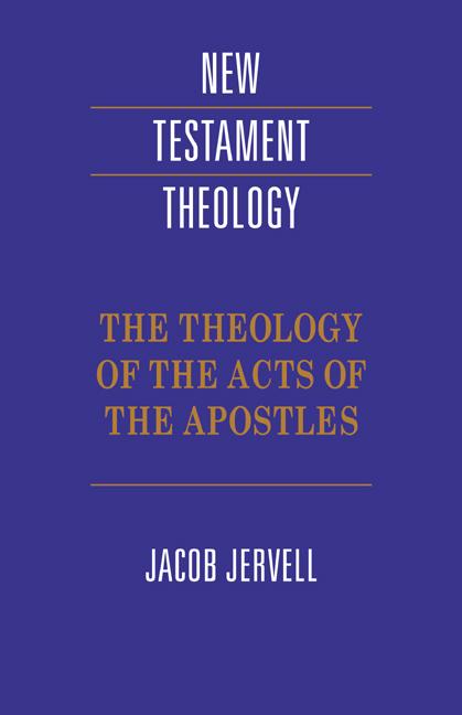 Vorderes Coverbild The Theology of the Acts of the Apostles