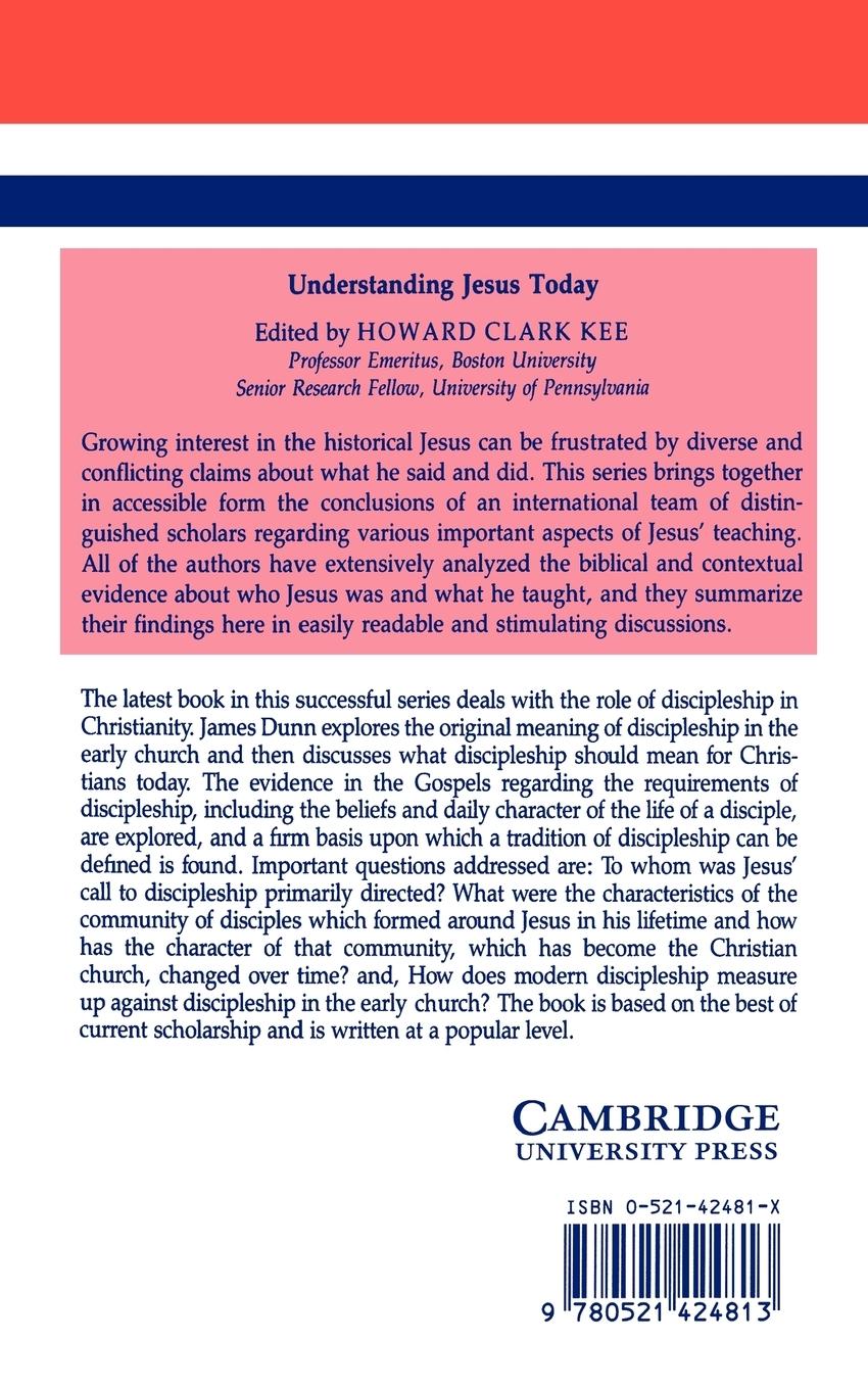 Rückseitencover Jesus' Call to Discipleship