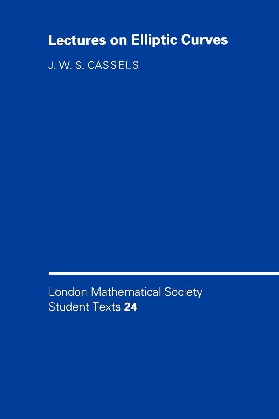 Vorderes Coverbild Lectures on Elliptic Curves