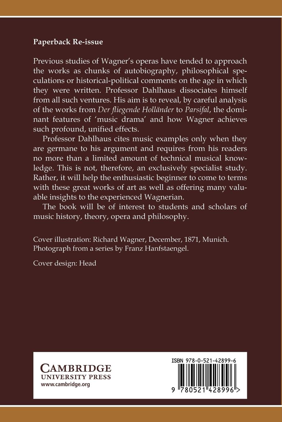 Rückseitencover Richard Wagner's Music Dramas