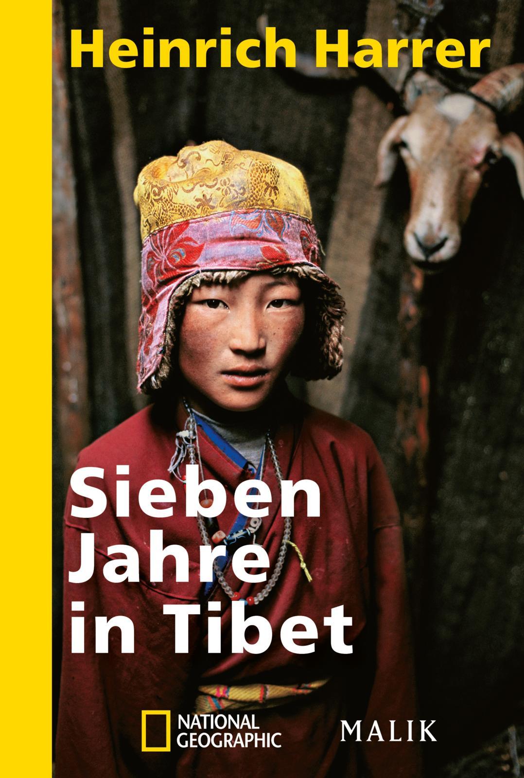 Vorderes Coverbild Sieben Jahre in Tibet