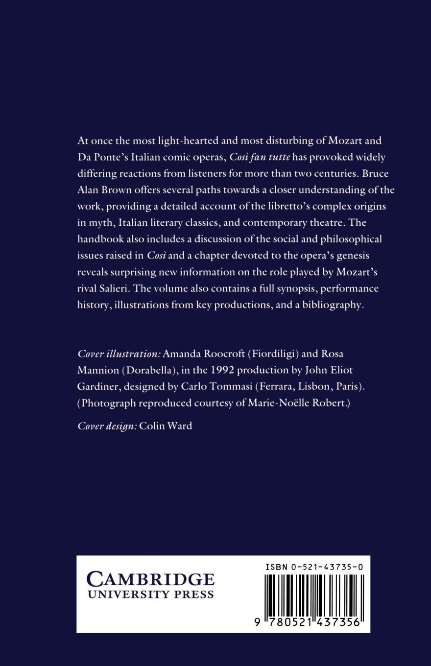 Rückseitencover W. A. Mozart