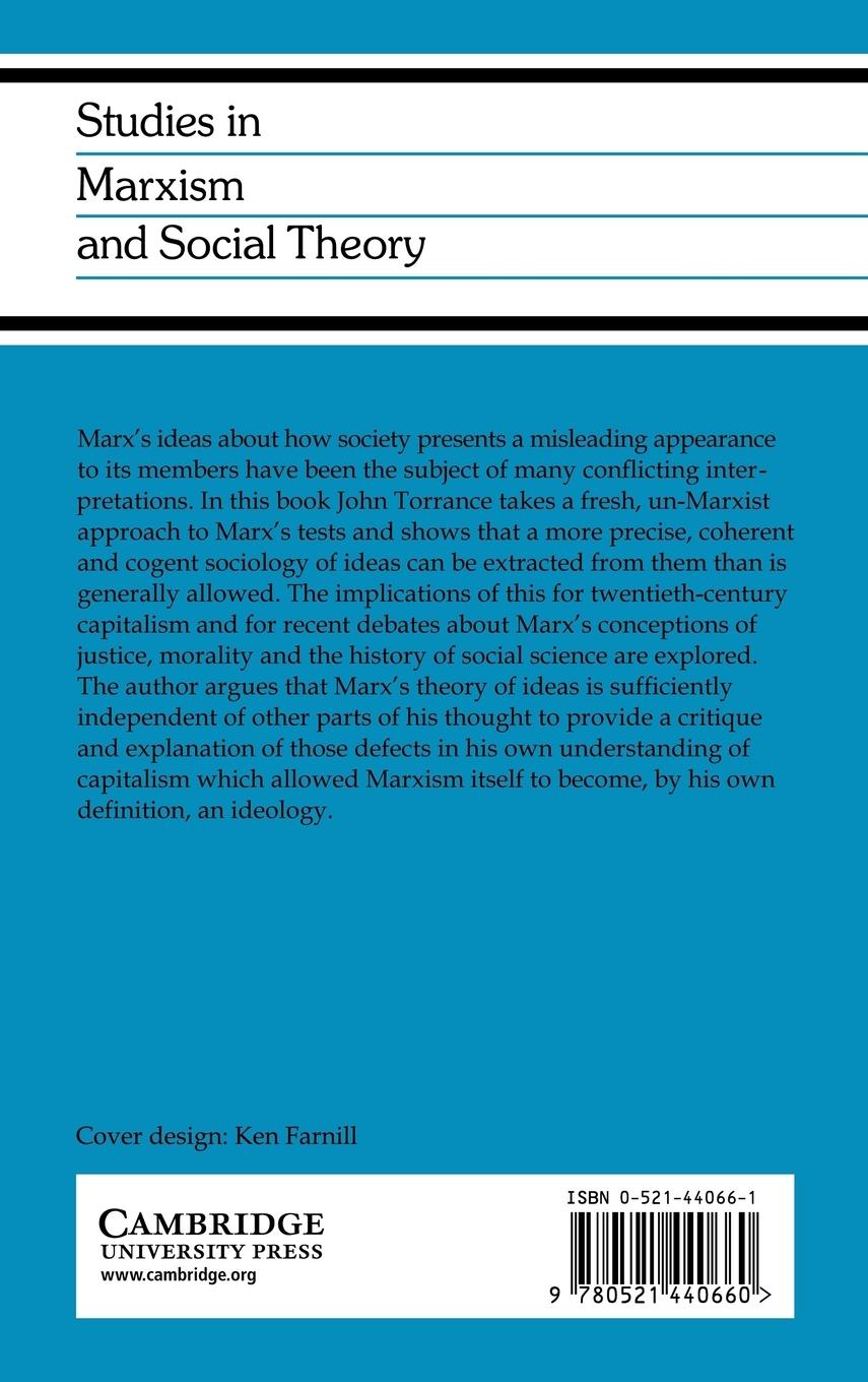 Rückseitencover Karl Marx's Theory of Ideas