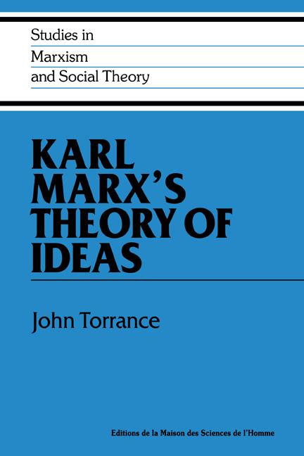 Vorderes Coverbild Karl Marx's Theory of Ideas