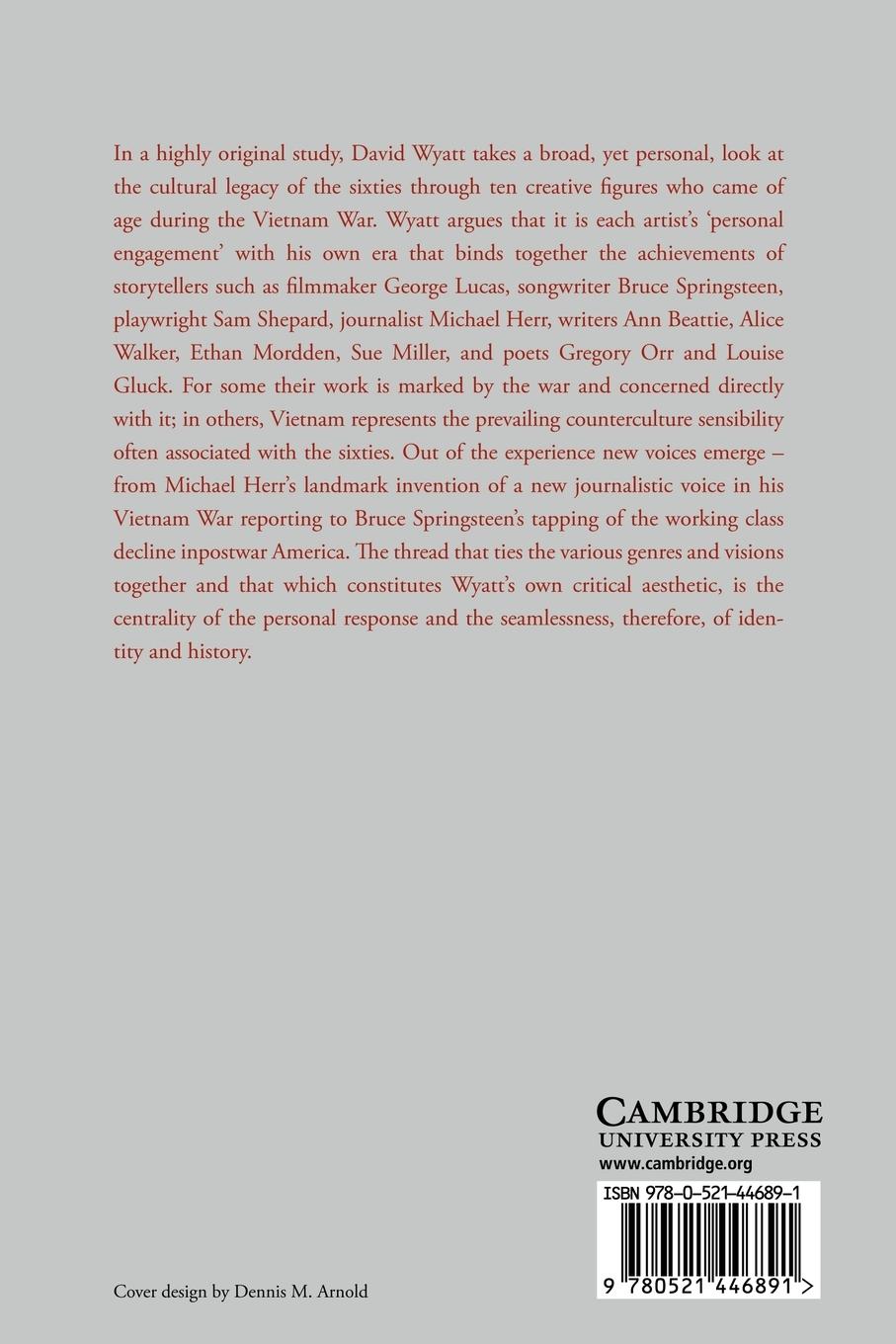 Rückseitencover Out of the Sixties